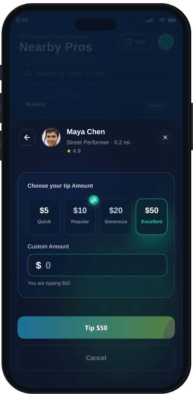 Tiponthego App